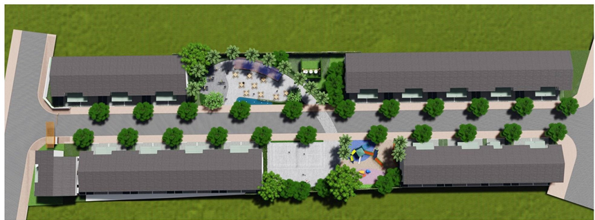 Mặt bằng tổng thể dự án Nhà ở Thiên Nam  Residence