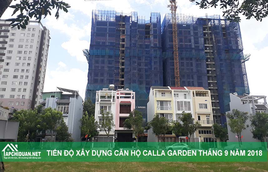 Tiến độ xây dựng căn hộ calla garden