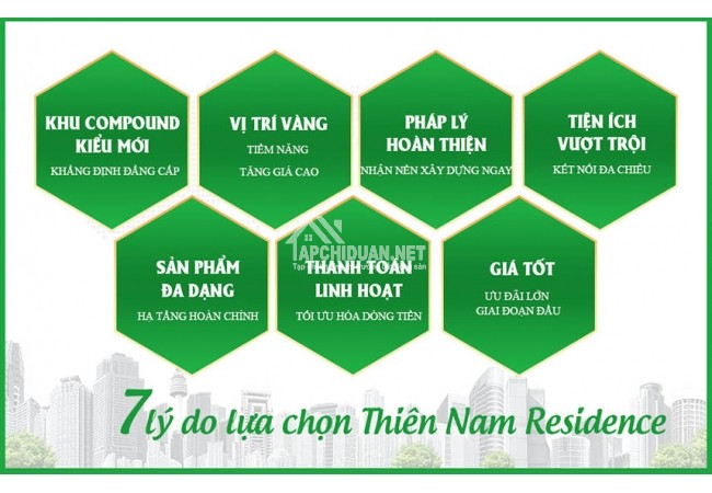 7 Lý do giúp Thiên Nam Residence thu hút khách hàng