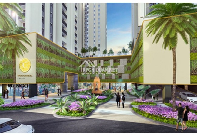 Bãi đỗ xe sinh thái trên cao ở dự án nghìn tỷ Hado Centrosa