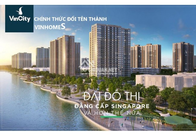 Dự án VinCity chuyển đổi thành Vinhomes