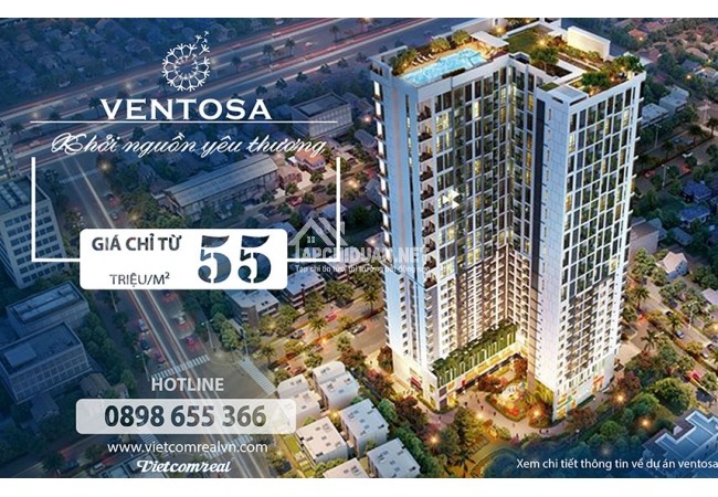 Bảng giá và chính sách từ chủ đầu tư dự án căn hộ Ventosa