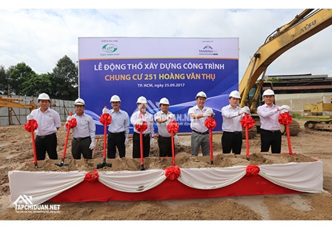 Lễ khởi công xây dựng căn hộ 251 Hoàng Văn Thụ