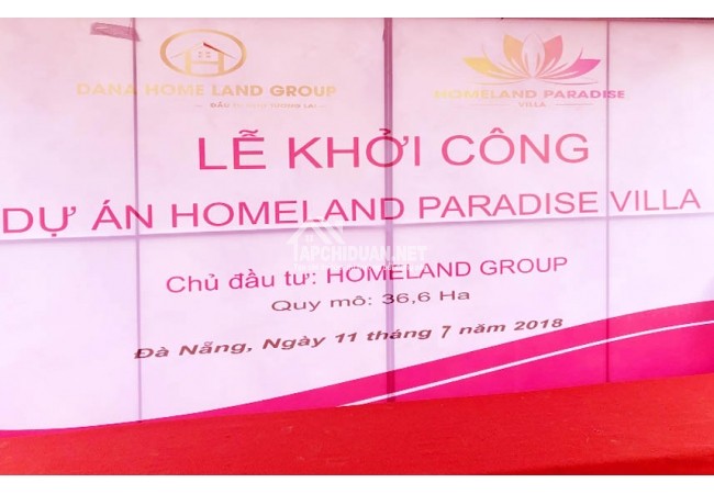 Dana Homeland Lể khởi công dự án Homeland Paradise Village