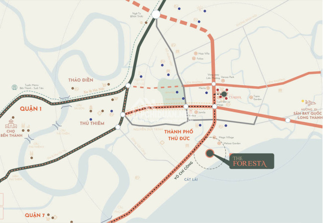 Tiềm năng vị trí dự án The Foresta CĐT Khang Điền Quận 9