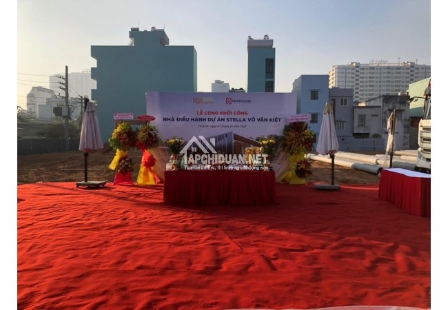 Newtecons làm lễ động thổ khu nhà mẫu và điều hành dự án Stella Võ Văn Kiệt