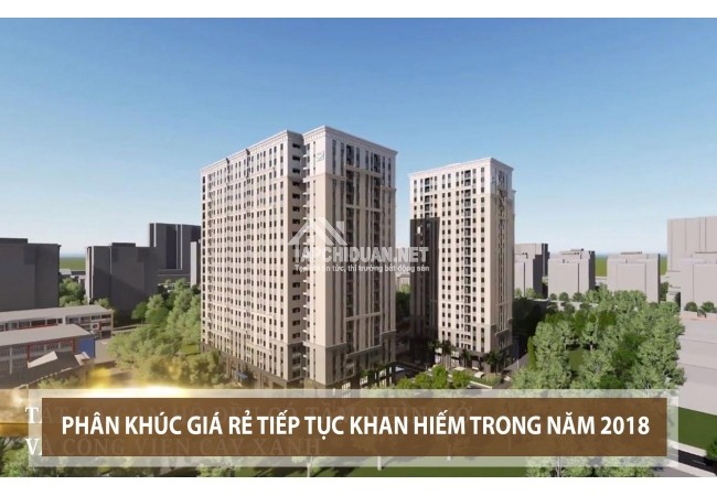 Năm 2018 nhà ở xã hội tiếp tục khan hiếm