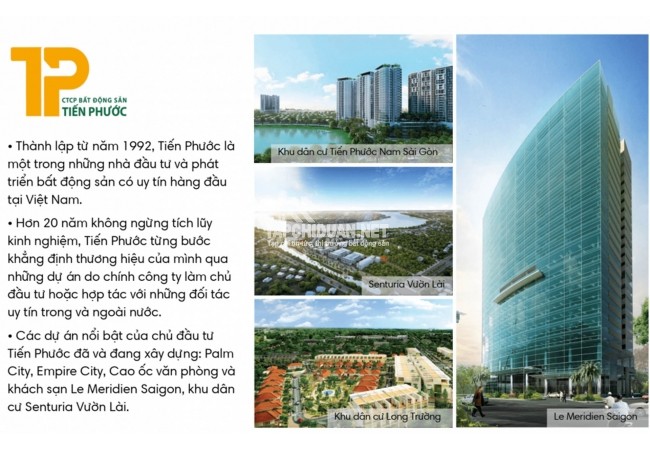 Đại Gia Bất Động Sản Tiến Phước và thành công chuổi dự án Senturia Nam Sài Gòn