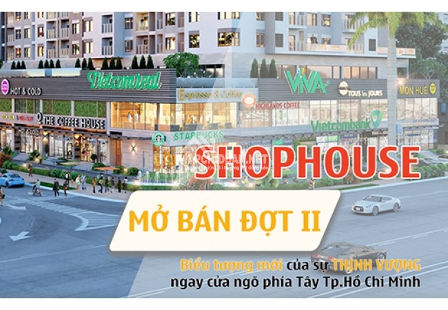 Mở bán đợt 2 shophouse căn hộ viva riverside