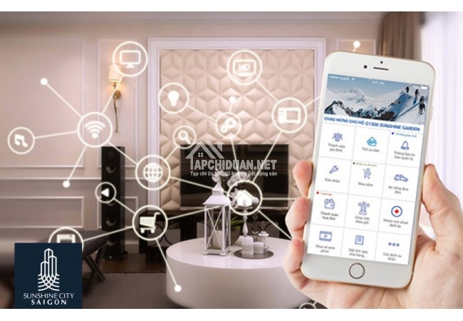 Sunshine Group ứng dụng hệ thống căn hộ Smart Home tại Sunshine City Sài Gòn