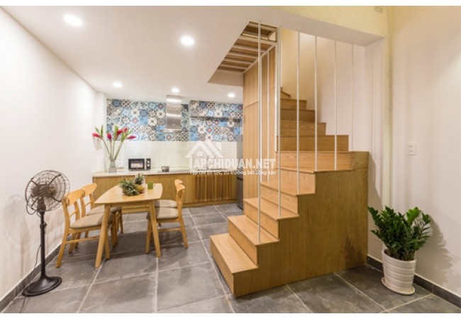 Những mẫu nhà ống hơn 30m2 nhưng vẫn thoáng sáng