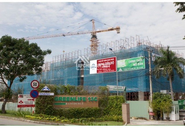 Tiến độ xây dựng căn hộ calla garden tháng 10/2017 