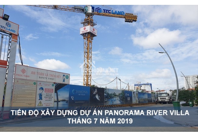 Tiến độ xây dựng dự án căn hộ Panorama River Villa tháng 7 năm 2019