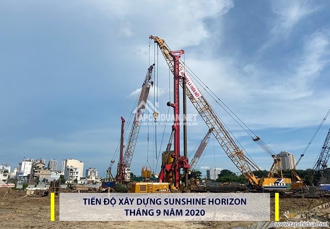 Tiến độ xây dựng dự án căn hộ Sunshine Horizon tháng 9 năm 2020