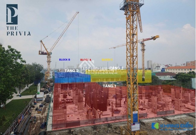 Tiến độ xây dựng dự án The Privia Khang Điền Quận Bình Tân