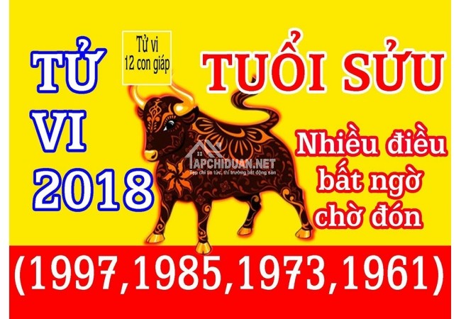 Tử vi tuổi Sửu năm 2018