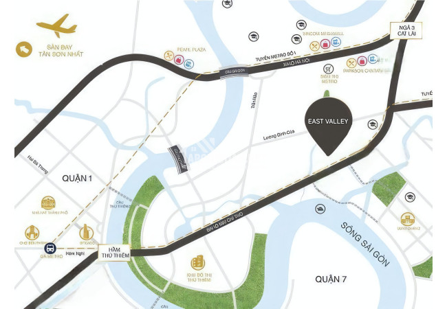 Vị trí dự án East Valley được chủ đầu tư Refico ở đâu?