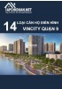 14 loại căn hộ điển hình Vincity Quận 9