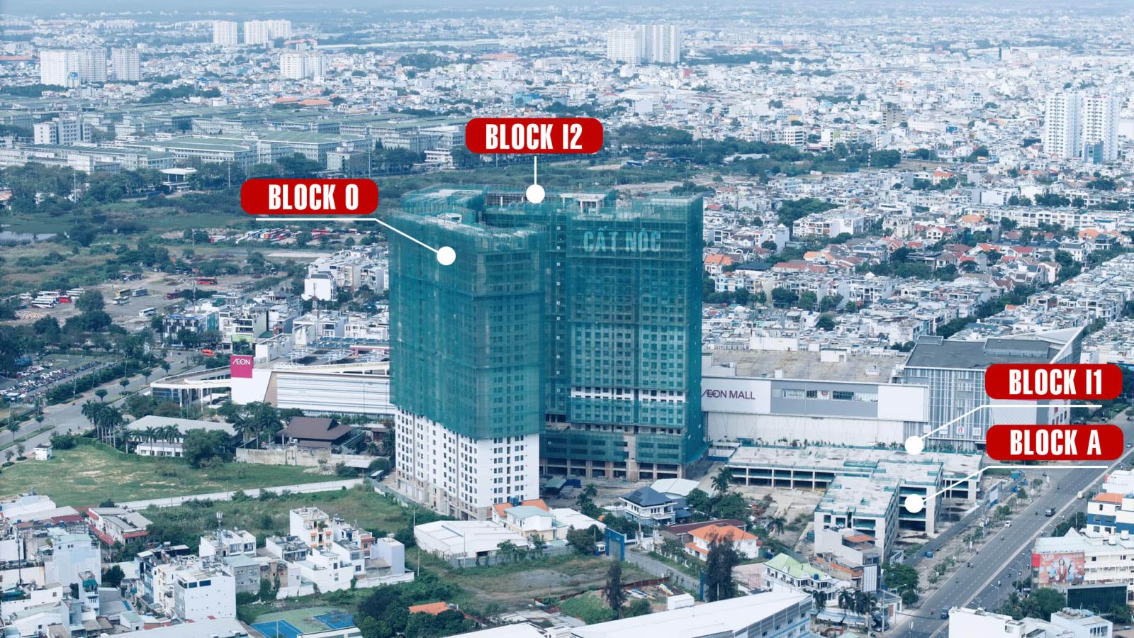 tiến độ xây dựng căn hộ aio city binh tân cao 28 tầng với 2060 căn hộ và 69 căn shophoues