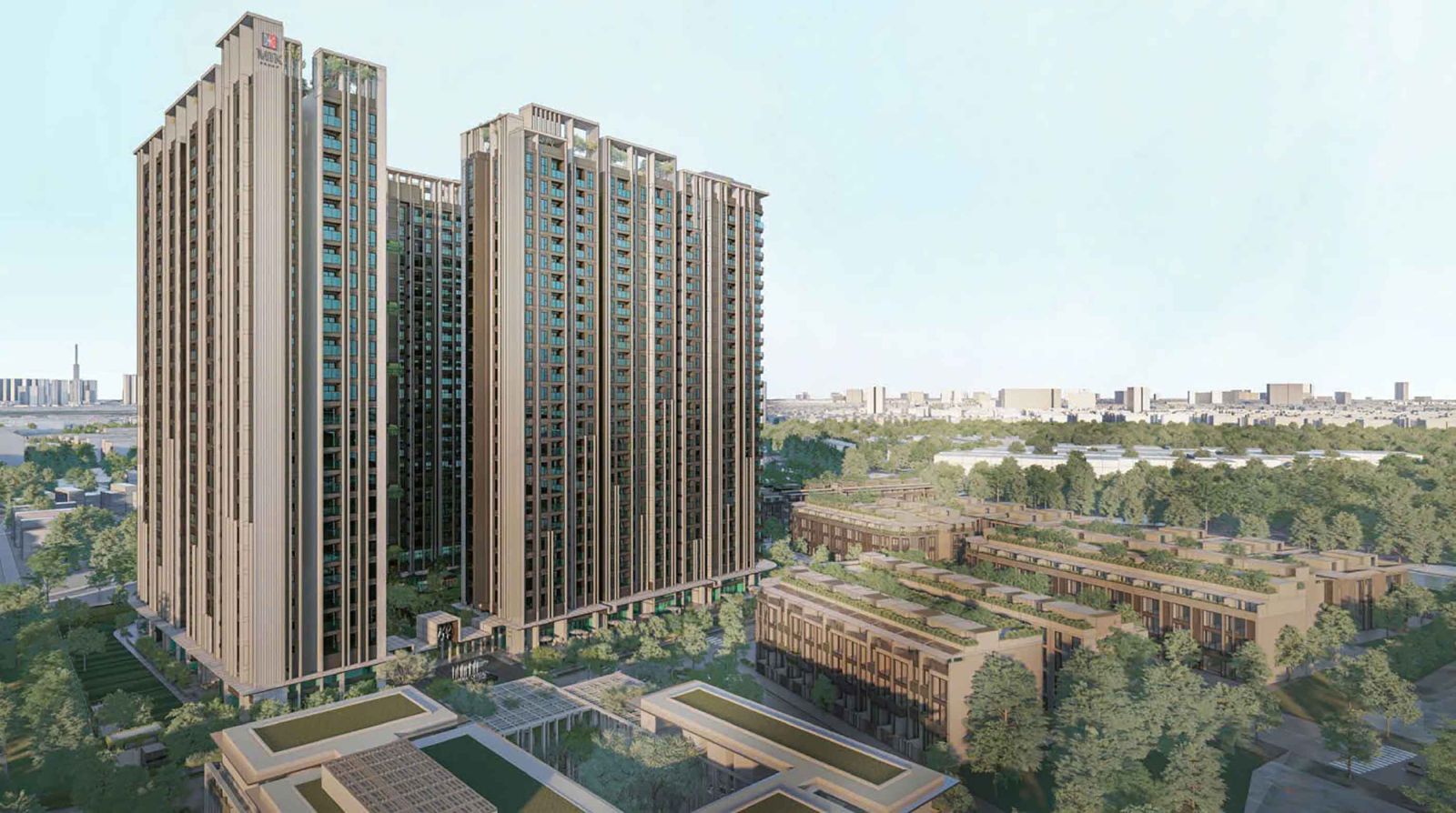 Phối cảnh một góc Dự án Khu dân cư Mỹ Phú