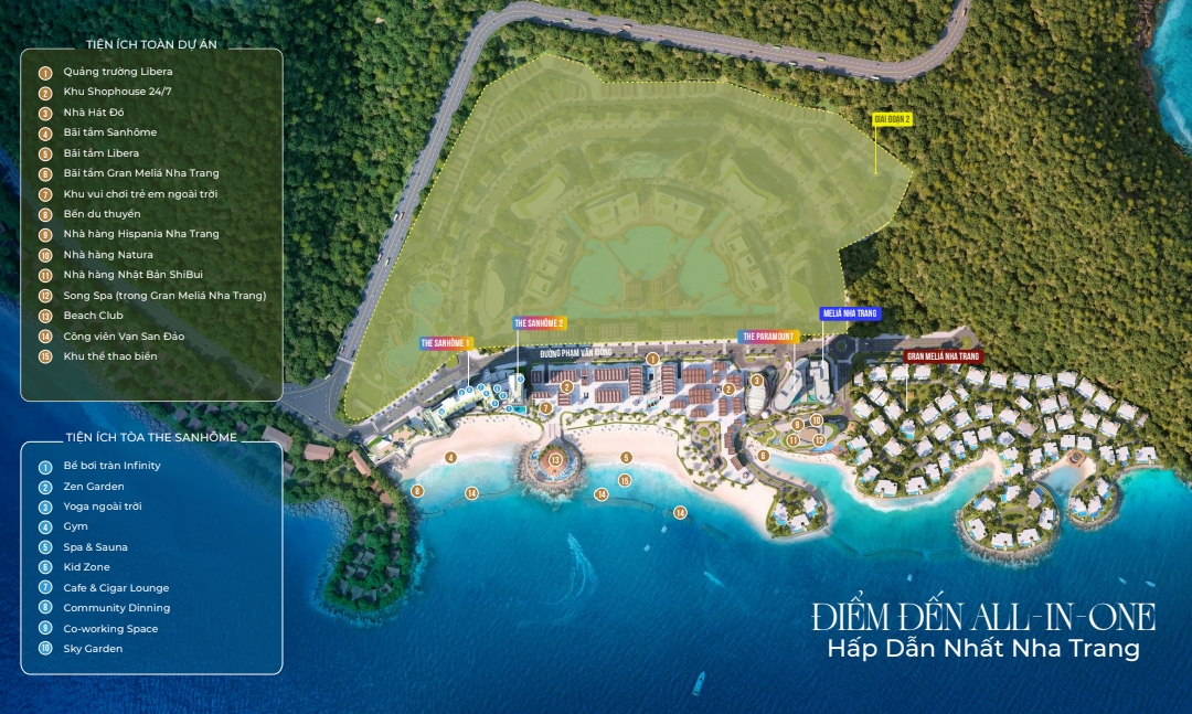 tiện ích tại khu du lịch libera nha trang