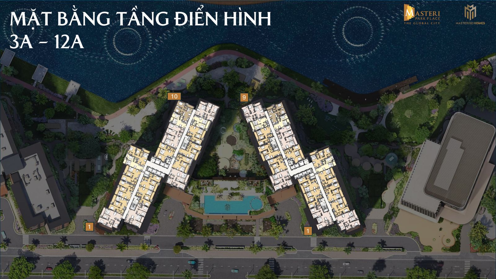 mặt bằng Masteri Park Place