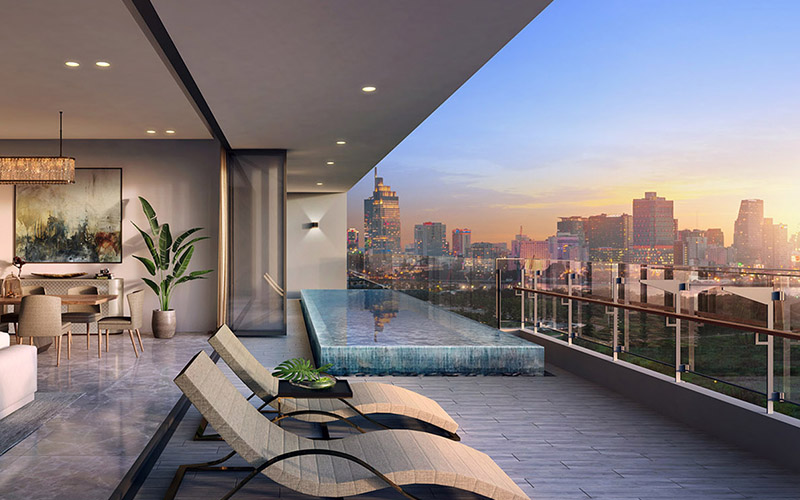 căn hộ pool villa thu thiem