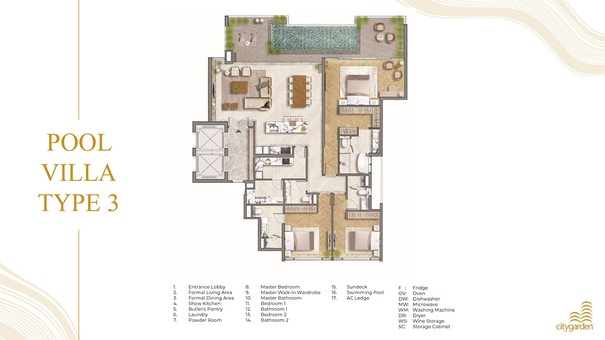 Thiết Kế Căn Hộ Pool Villa The River Thủ Thiêm