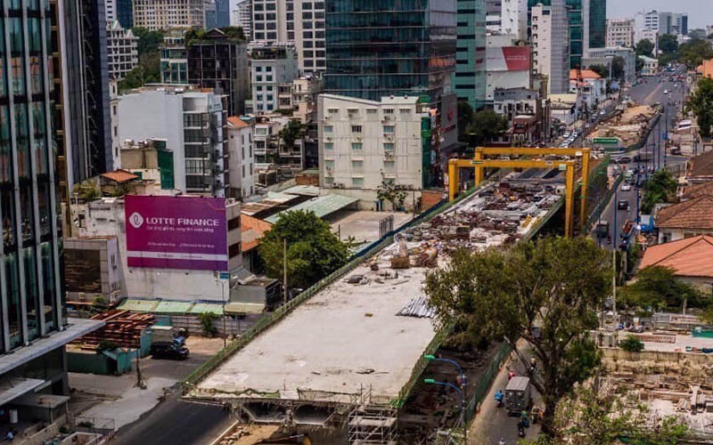 tiến độ xây dựng cầu thủ thiêm 2