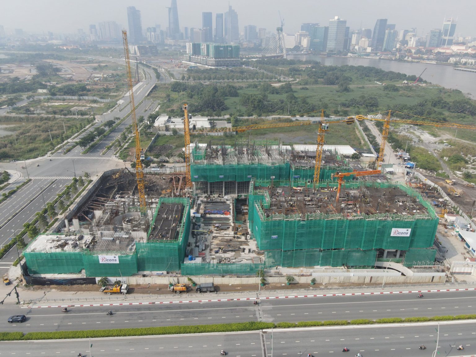 tiến độ xây dựng dự án The River Thủ Thiêm