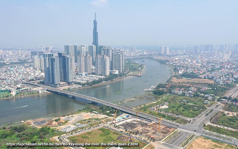 tien do xay dung the river thu thiem quan 2