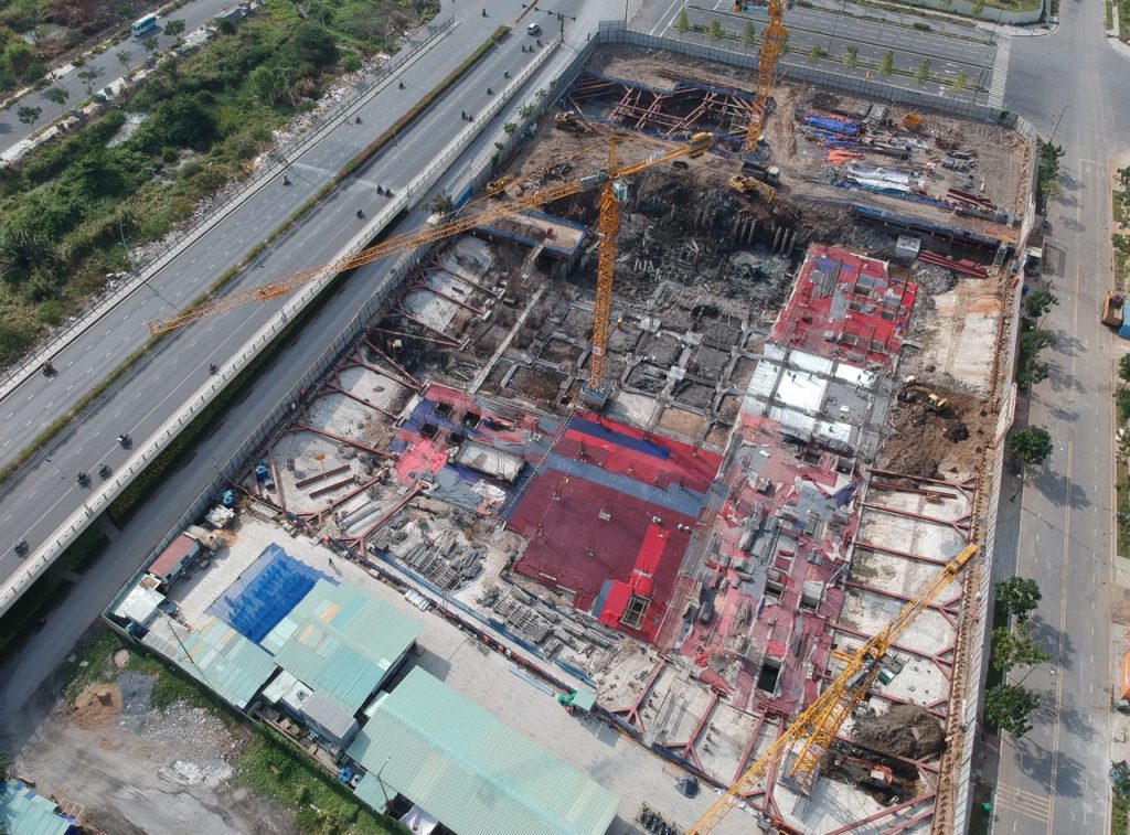 tiến độ xây dựng the river thu thiem