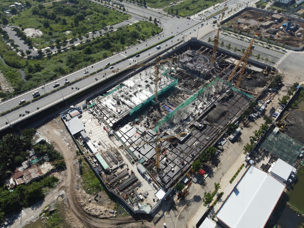 Tiến độ xây dựng the river thu thiem quận 2