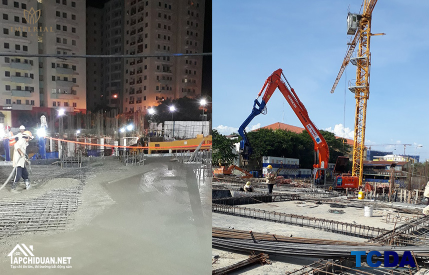 Tiến độ xây dựng căn hộ imperial place bình tân tháng 10 năm 2018