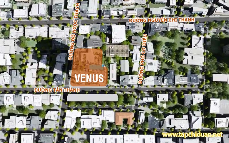 vị trí dự án Venus Quận 5