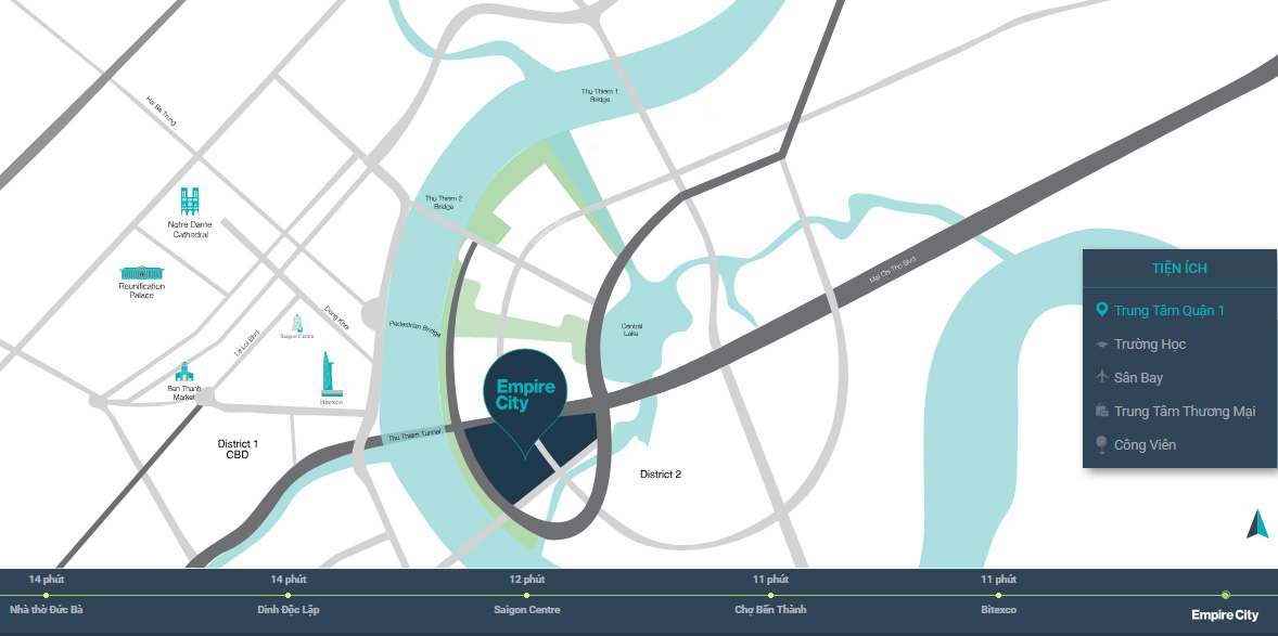 vị tri dự án căn hộ chung cư empire city thủ thiêm quận 2