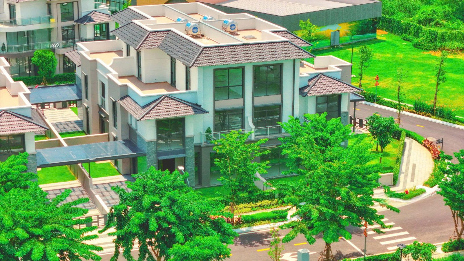 Hình ảnh tiến độ xây dựng Foresta Khang Điền tháng 7/2025