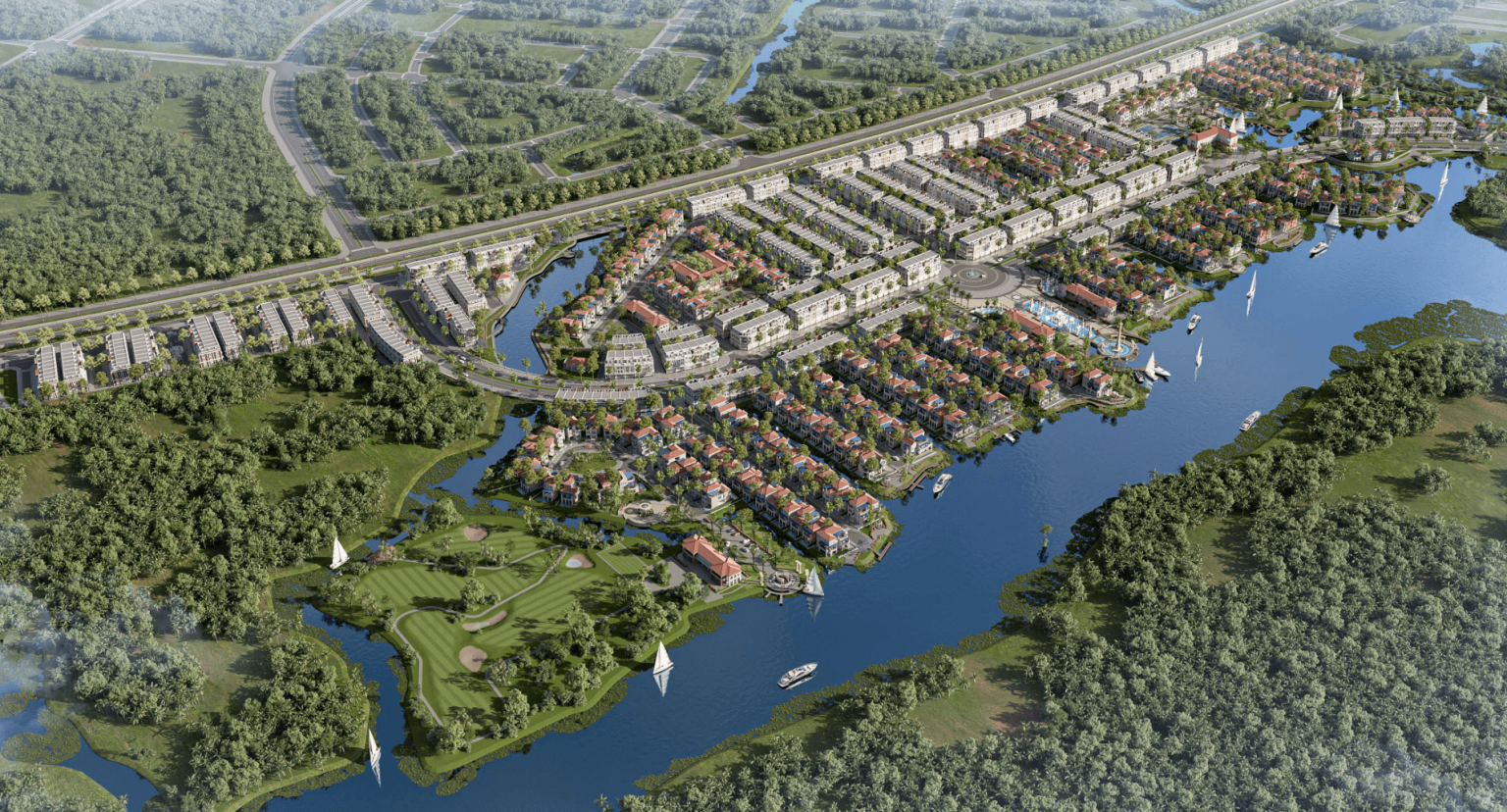 Tổng thể Dự án Gold Coast Vũng Tàu Phân Khu S1 quy mô 36ha