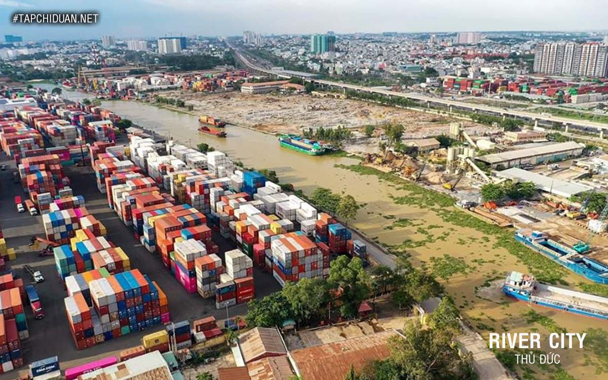 tiến độ xây dựng dự án river city thu duc