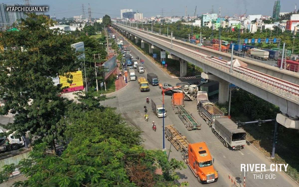 tiến độ xây dựng dự án river city thủ đức