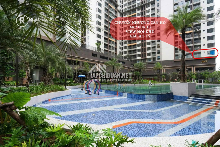 Bán Lại Chung Cư Akari City Nam Long Căn Góc AK7.XX.16 View Nội Khu Tầng Thấp