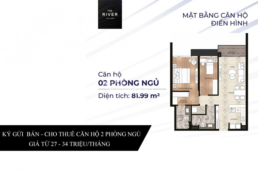 NHẬN KÝ GỬI - CHUYỂN NHƯỢNG - CHO THUÊ CĂN HỘ THE RIVER THU THIÊM QUẬN 2